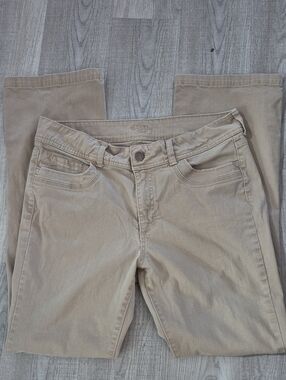 Riders By Lee Neutral Beige Women's Straight-Leg Pants